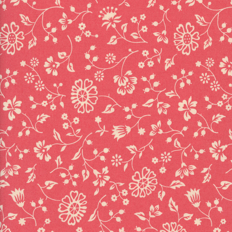 Moda Petals & Polka Dots by Bunny Hill Designs - Patchwork and Quilting Fabric from Brown's Craft Shed (Tags: Fabric Bunny Hill Designs coral pink cream Moda Fabrics Petals & Polka Dots )