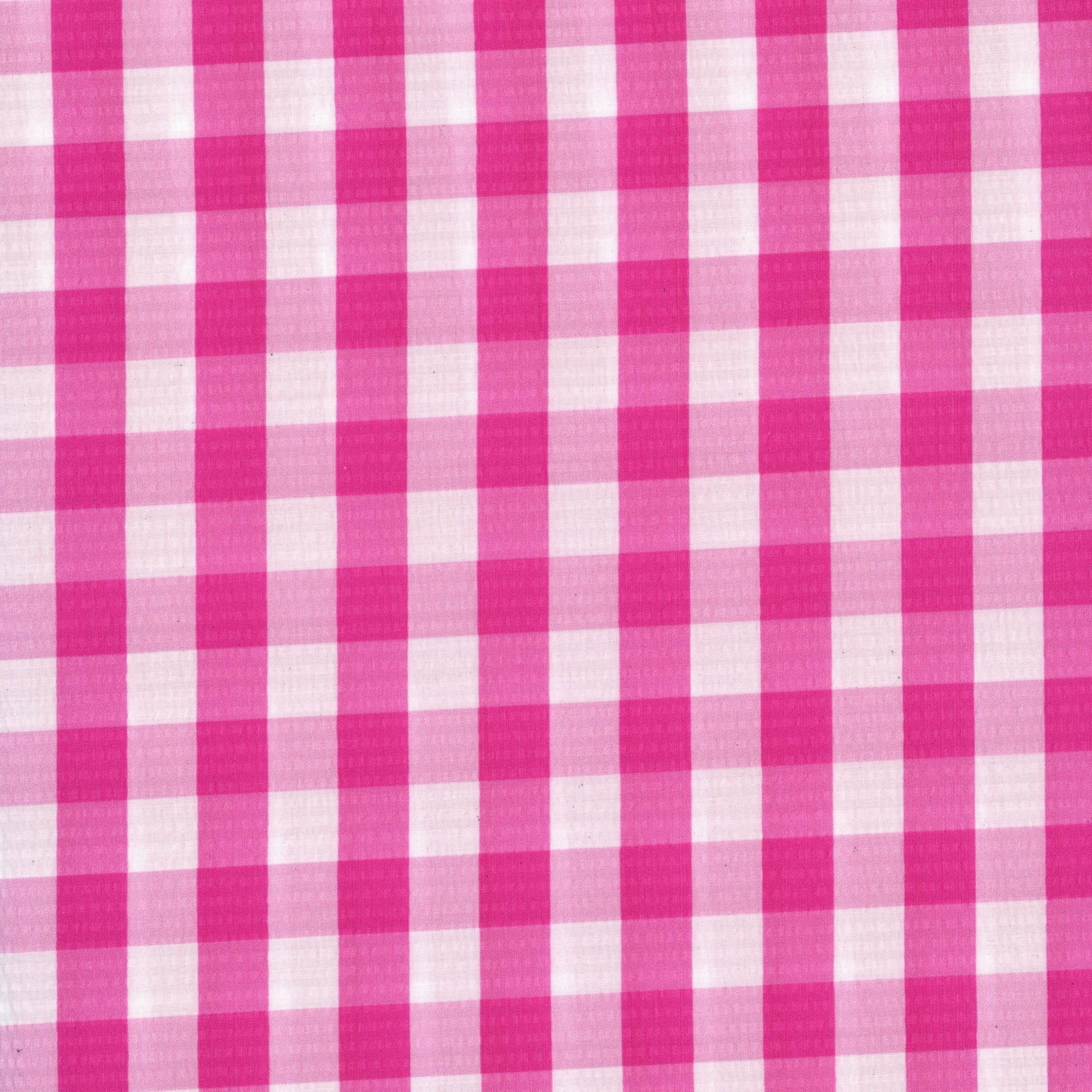 Devonstone Collection - Gingham Seersucker (Pink) - Patchwork and Quilting Fabric from Brown's Craft Shed (Tags: Fabric check children classic cottage craft cotton Devonstone Collection picnic pink playful summer textured white )