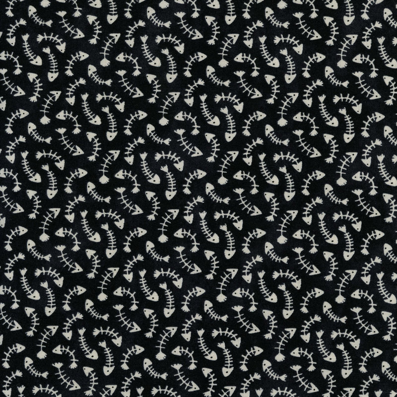 Lloyd Curzon - Whiskers and Wine by Bonnie Lemaire for Northcott Studio - Patchwork and Quilting Fabric from Brown's Craft Shed (Tags: Fabric animals Bonnie Lemaire cats cream fish Lloyd Curzon Northcott novelty patterns playful Whiskers and Wine )