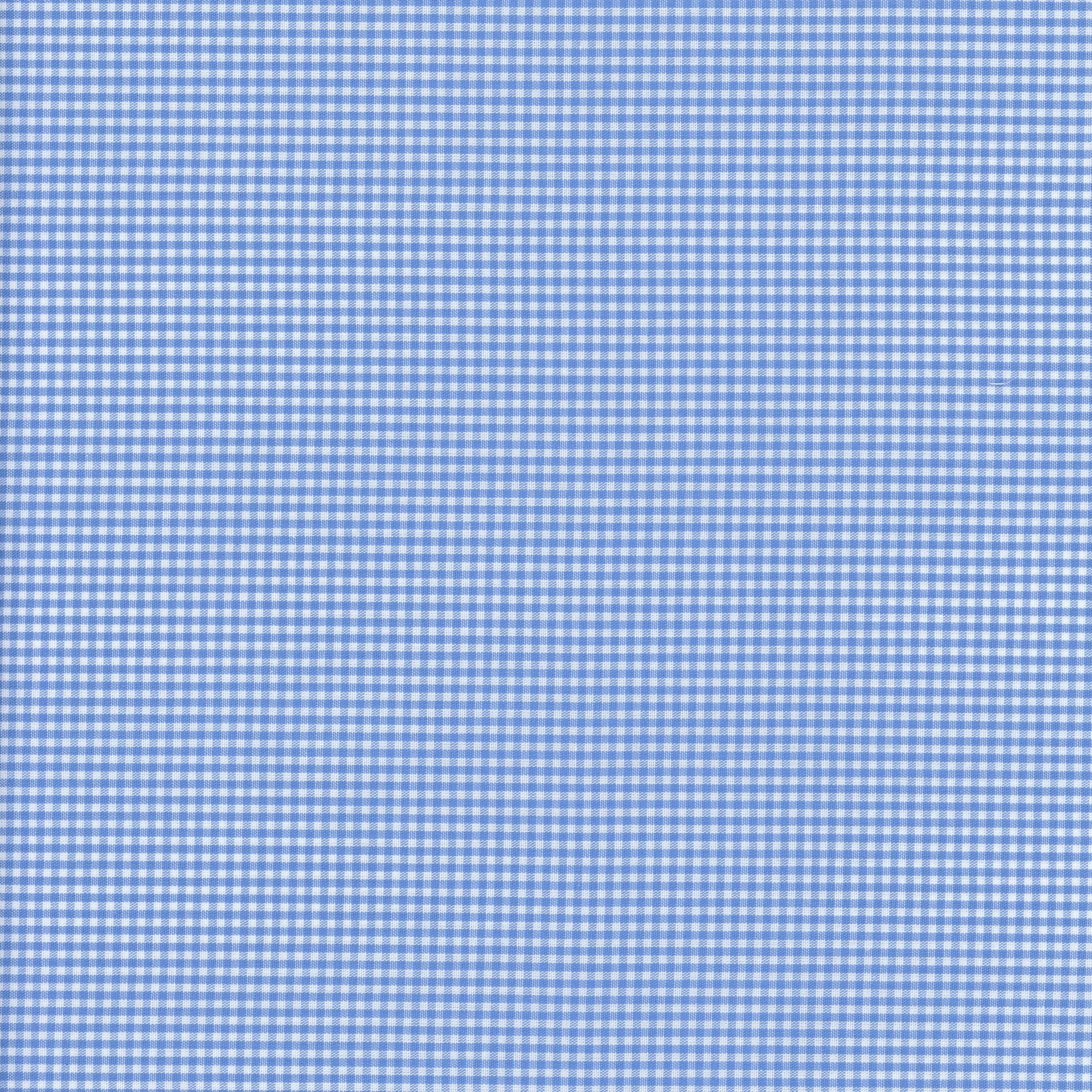 Yarn Dyed Broadcloth Japanese Gingham (Light Blue) - Patchwork and Quilting Fabric from Brown's Craft Shed (Tags: Fabric basics blender blue check country style japanese fabric Neutral sky traditional quilting yarn dyed )