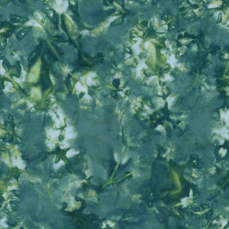 Banyan Batiks - Broken Glass - Patchwork and Quilting Fabric from Brown's Craft Shed (Tags: Fabric abstract Banyan Batiks batik blender blenders blue Broken Glass green marbled nature ocean teal textures tonal water )