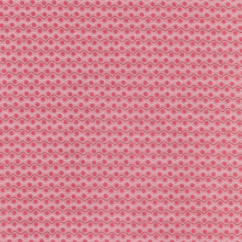 Compose II Dot Stripe - Patchwork and Quilting Fabric from Brown's Craft Shed (Tags: Fabric maroon Spots )