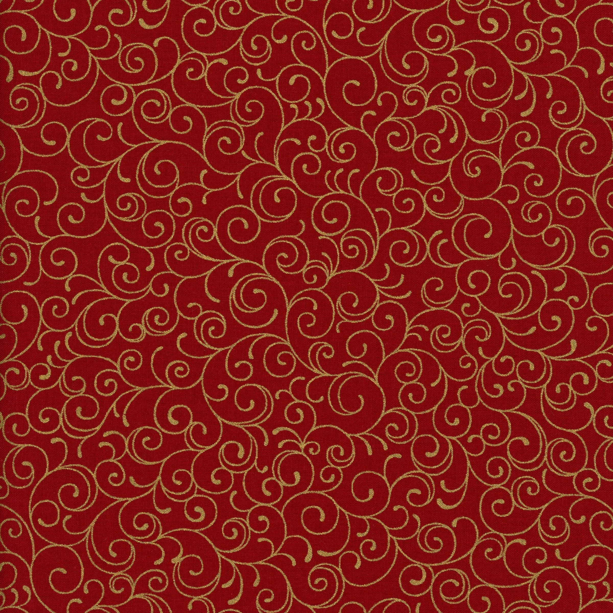 Moda Merry Manor Metallic - Patchwork and Quilting Fabric from Brown's Craft Shed (Tags: Fabric Merry Manor Metallic Moda )