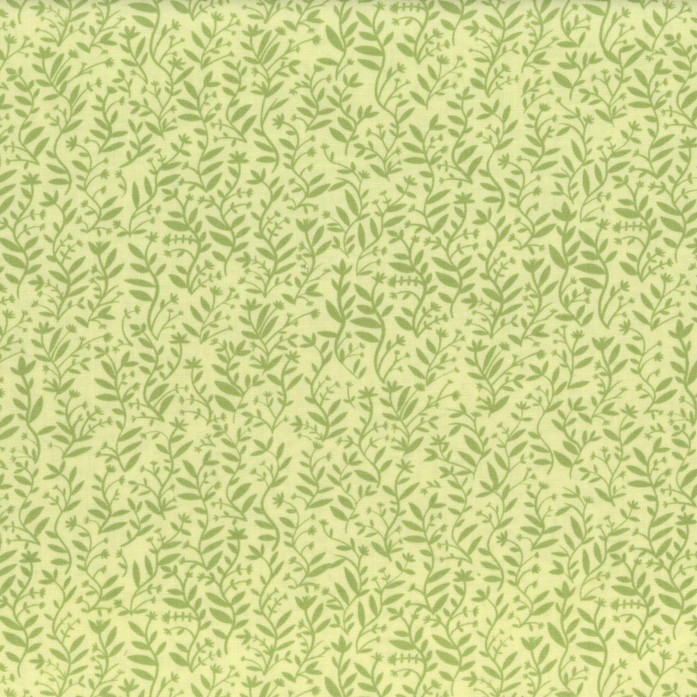 Windham Fabrics Greet the Day by Lori Siebert - Patchwork and Quilting Fabric from Brown's Craft Shed (Tags: Fabric blender blenders botanical Floral green Greet the Day Lori Siebert low volume nature pastel plants vines Windham Fabrics )