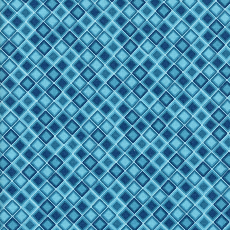 Blank Quilting Corporation Square One - Patchwork and Quilting Fabric from Brown's Craft Shed (Tags: Fabric blue )