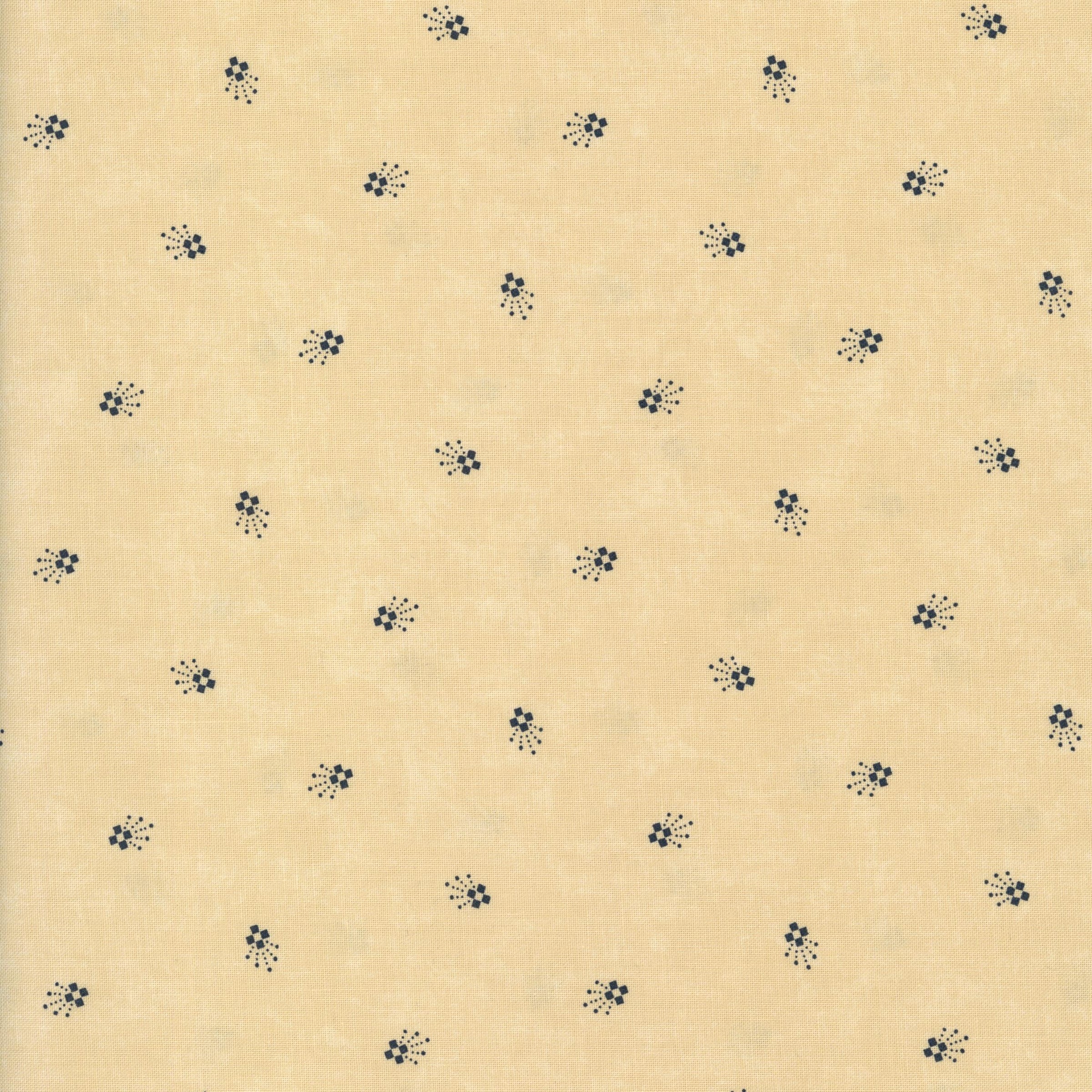 Moda Bluebirds Nest by Kansas Trouble - Patchwork and Quilting Fabric from Brown's Craft Shed (Tags: Fabric basics blender Bluebirds Nest country ditsy Kansas Trouble Moda navy rustic small scale traditional )