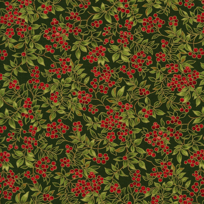Moda Merry Manor Metallic - Patchwork and Quilting Fabric from Brown's Craft Shed (Tags: Fabric Merry Manor Metallic Moda )