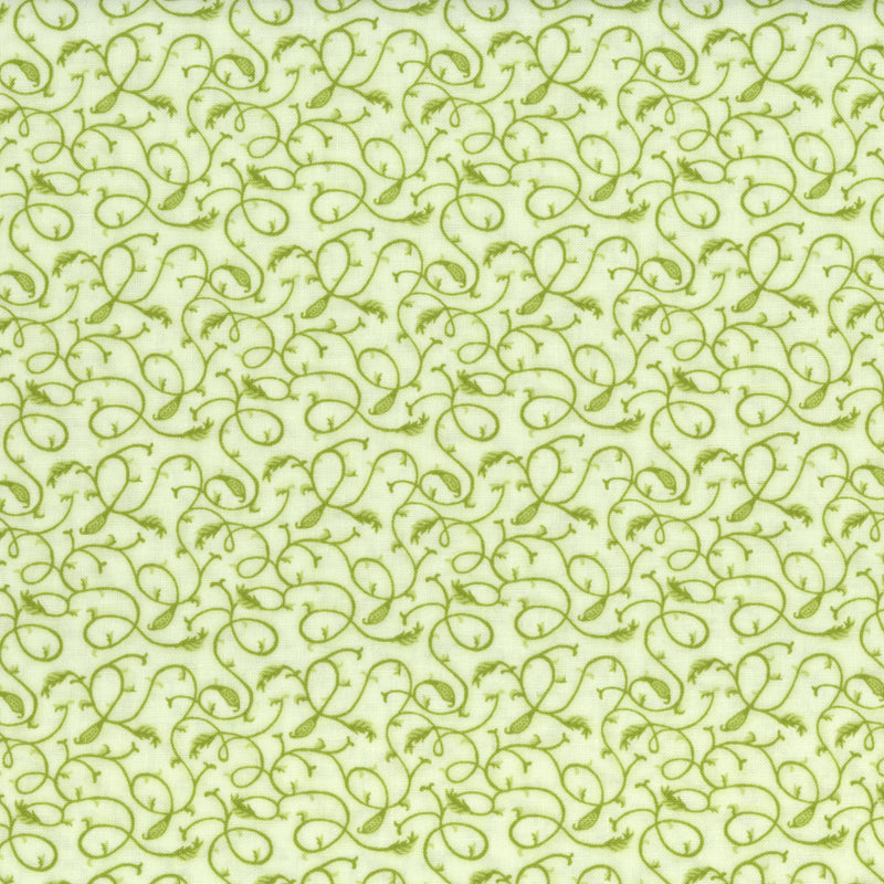 Kennard & Kennard The Gallery - Patchwork and Quilting Fabric from Brown's Craft Shed (Tags: Fabric blenders cream Floral garden green Kennard & Kennard nature patterns plants The Gallery vines whimsical )