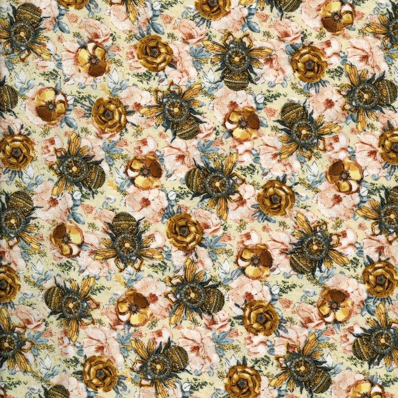 Blank Quilting Corporation Bee's on Flowers