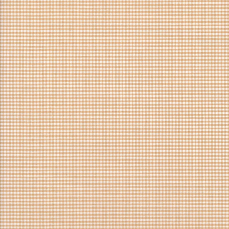 Yarn Dyed Broadcloth Japanese Gingham (Beige) - Patchwork and Quilting Fabric from Brown's Craft Shed (Tags: Fabric basics beige blender check country style cream japanese fabric Neutral sand traditional quilting yarn dyed )