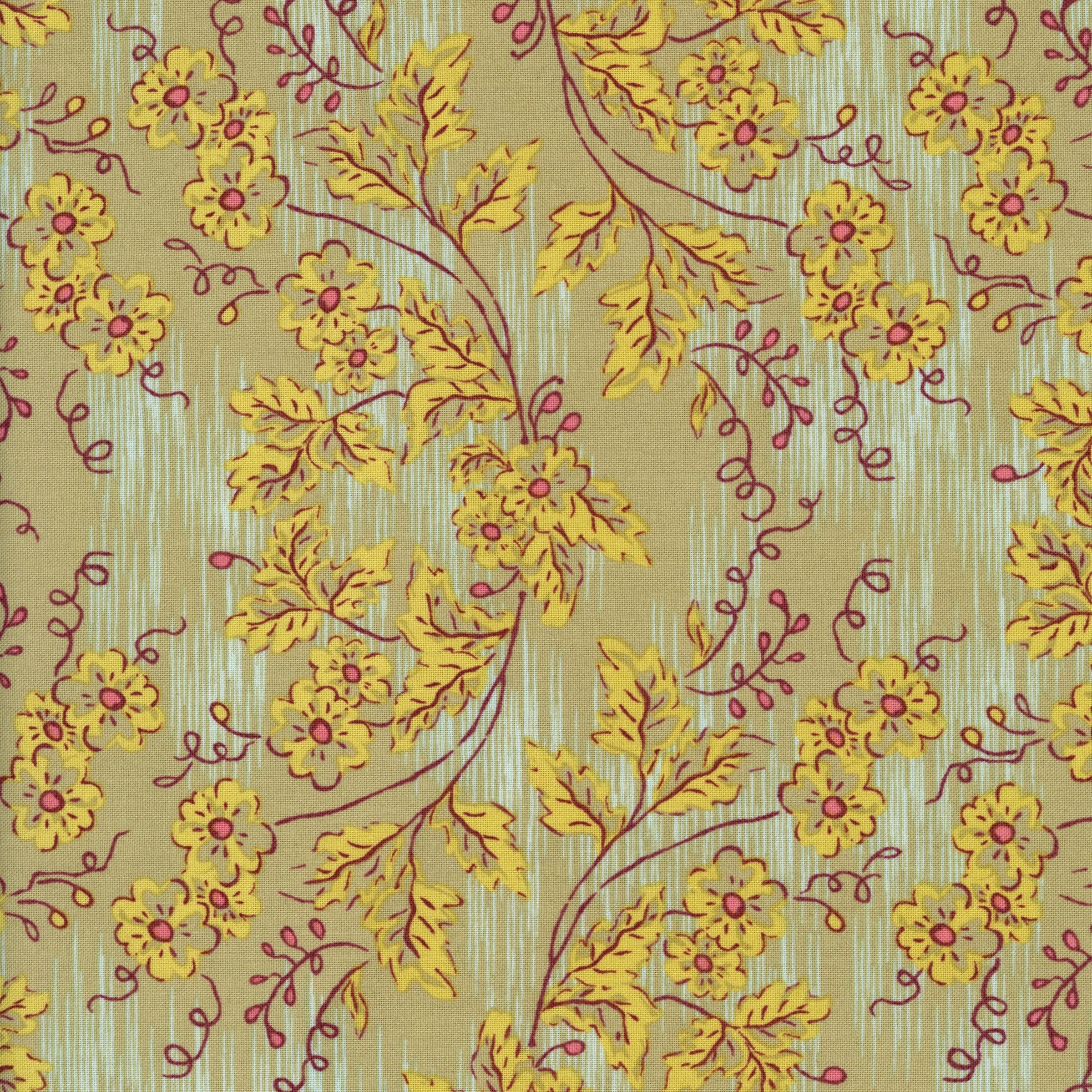 FIGO Fabrics Swatch Book by Kathy Doughty - Patchwork and Quilting Fabric from Brown's Craft Shed (Tags: Fabric beige FIGO Fabrics Kathy Doughty vines )