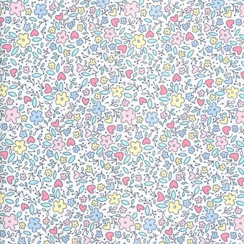 Sullivans Multi Flowers - Patchwork and Quilting Fabric from Brown's Craft Shed (Tags: Fabric children Floral multi )