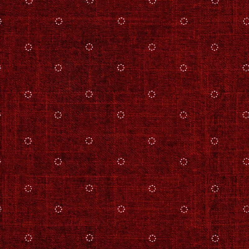 FIGO Fabrics - Stash in Wine - Patchwork and Quilting Fabric from Brown's Craft Shed (Tags: Fabric basics blender dots fabric FIGO Fabrics modern patchwork polka dots quilting cotton red sewing Stash textured wine )