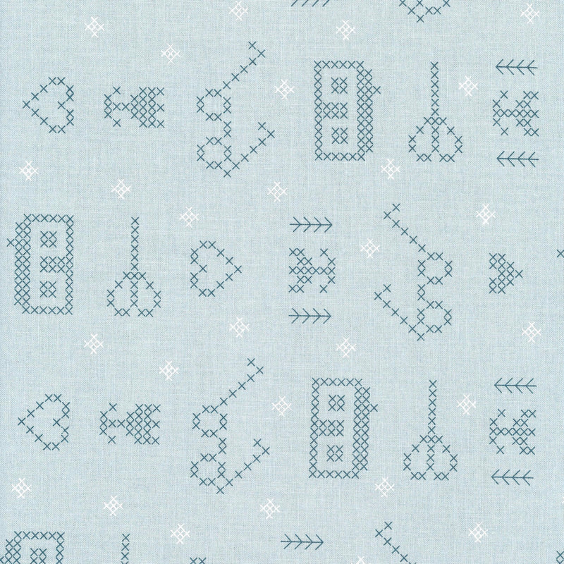 Moda Make Time - Patchwork and Quilting Fabric from Brown's Craft Shed (Tags: Fabric blue novelty )