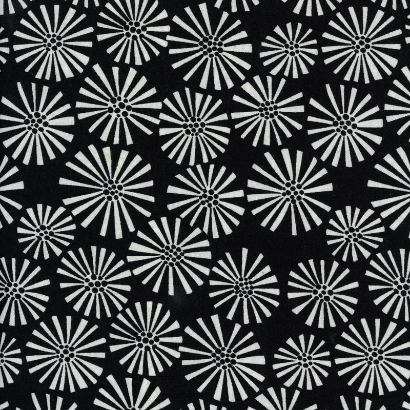 Andover Monochrome Burst - Patchwork and Quilting Fabric from Brown's Craft Shed (Tags: Fabric basics Black blenders Geometric modern Neutral patterns Spots Stripes white )