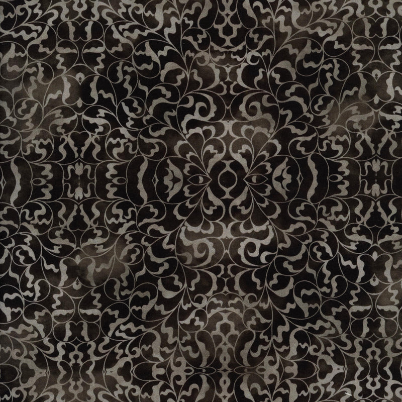In The Beginning Fabrics - Rainbow of Jewels - Patchwork and Quilting Fabric from Brown's Craft Shed (Tags: Fabric damask elegant gothic grey scrollwork tonal )