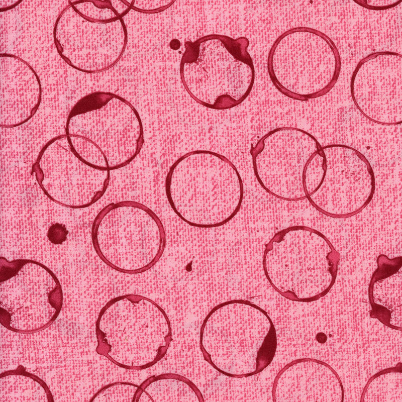 FIGO Fabrics Workshop by Libs Elliott (Pink) - Patchwork and Quilting Fabric from Brown's Craft Shed (Tags: Fabric FIGO Fabrics Geometric Libs Elliott Magenta )