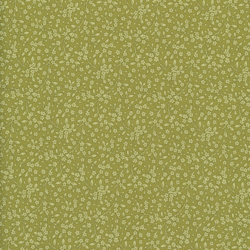 Andover Fabrics Renee Nanneman of Need'l Love Petite Petals Petite Beehive - Patchwork and Quilting Fabric from Brown's Craft Shed (Tags: Fabric blender blenders green nature patchwork plants quilting small scale vines vintage )