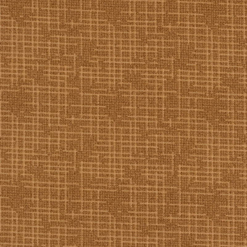 Birch Creative Linen Look Blender in Ginger - Patchwork and Quilting Fabric from Brown's Craft Shed (Tags: Fabric basics blender blenders Brown crosshatch ginger linen look Neutral solid textures )