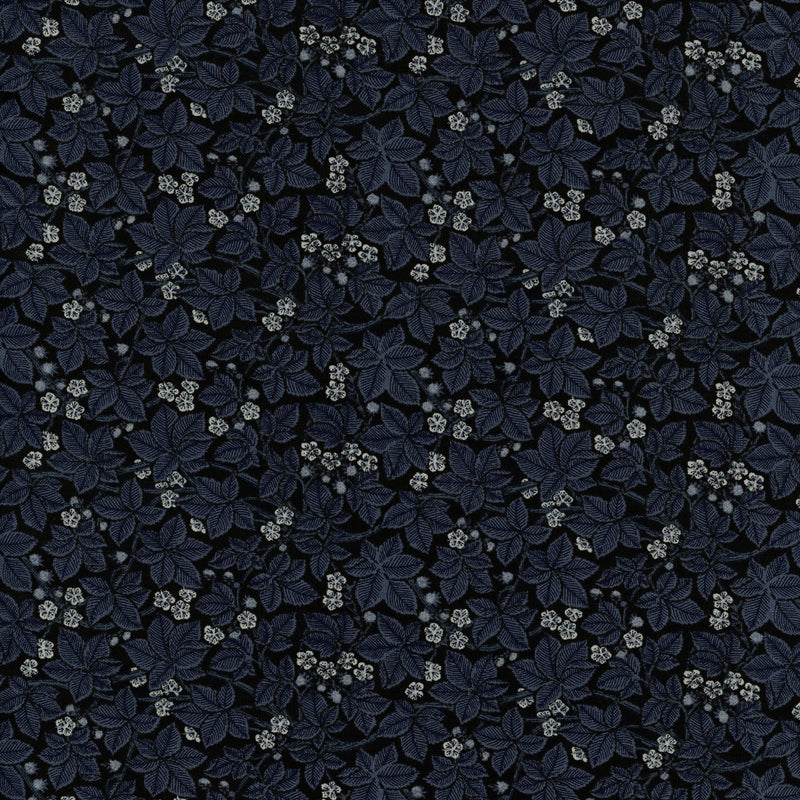Moda Fabrics - Morris Meadow - Patchwork and Quilting Fabric from Brown's Craft Shed (Tags: Fabric blue classic heritage Moda Morris Meadow navy patchwork quilting cotton silver timeless vines William Morris )