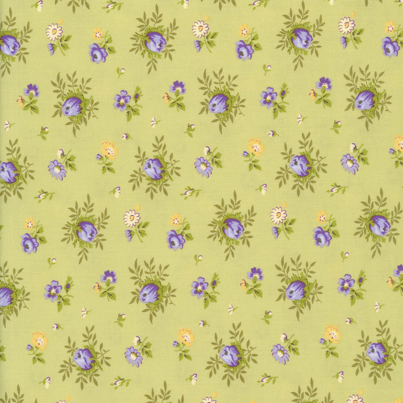 Moda Georgia by Brenda Riddle Designs - Patchwork and Quilting Fabric from Brown's Craft Shed (Tags: Fabric blenders Brenda Riddle cottage Floral flowers Georgia green lavender Moda nature pastel quilting spring vintage )