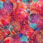 Hoffman Fabrics - Bubblelicious by CandyQuiltDesign by Marlies (Pink) - Patchwork and Quilting Fabric from Brown's Craft Shed (Tags: Fabric alcohol ink aqua bright Bubblelicious bubbles coral Hoffman Fabrics Marlies modern multi pink playful purple teal whimsical )