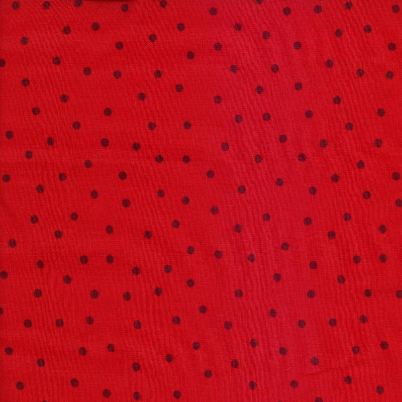 Red Polkadot Fabric - Patchwork and Quilting Fabric from Brown's Craft Shed (Tags: Fabric backing )