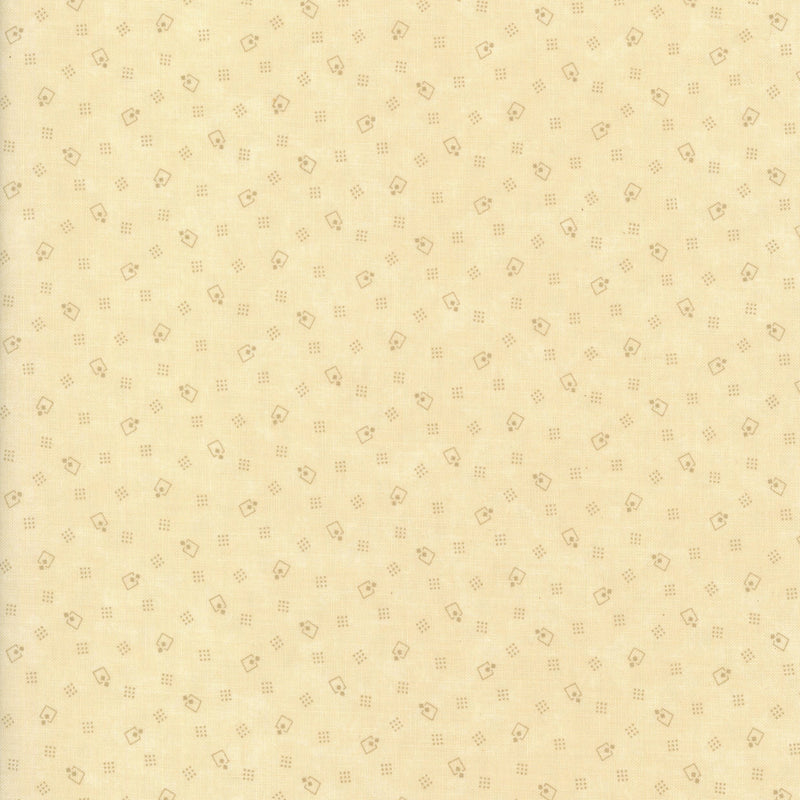 Moda Bluebirds Nest by Kansas Trouble - Patchwork and Quilting Fabric from Brown's Craft Shed (Tags: Fabric basics blender blenders Bluebirds Nest cream ditsy Kansas Trouble Moda Neutral reproduction traditional vintage )
