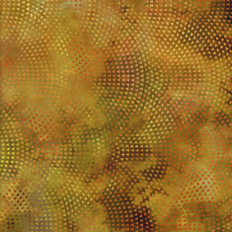 Lloyd Curzon Floragraphix V by Jason Yenter for In The Beginning Fabrics - Patchwork and Quilting Fabric from Brown's Craft Shed (Tags: Fabric autumn batik blenders Brown gold green mosaic orange patterns speciality textures )
