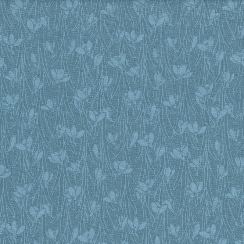 Liberty Fabrics Snowdrop Spot Steel Sky