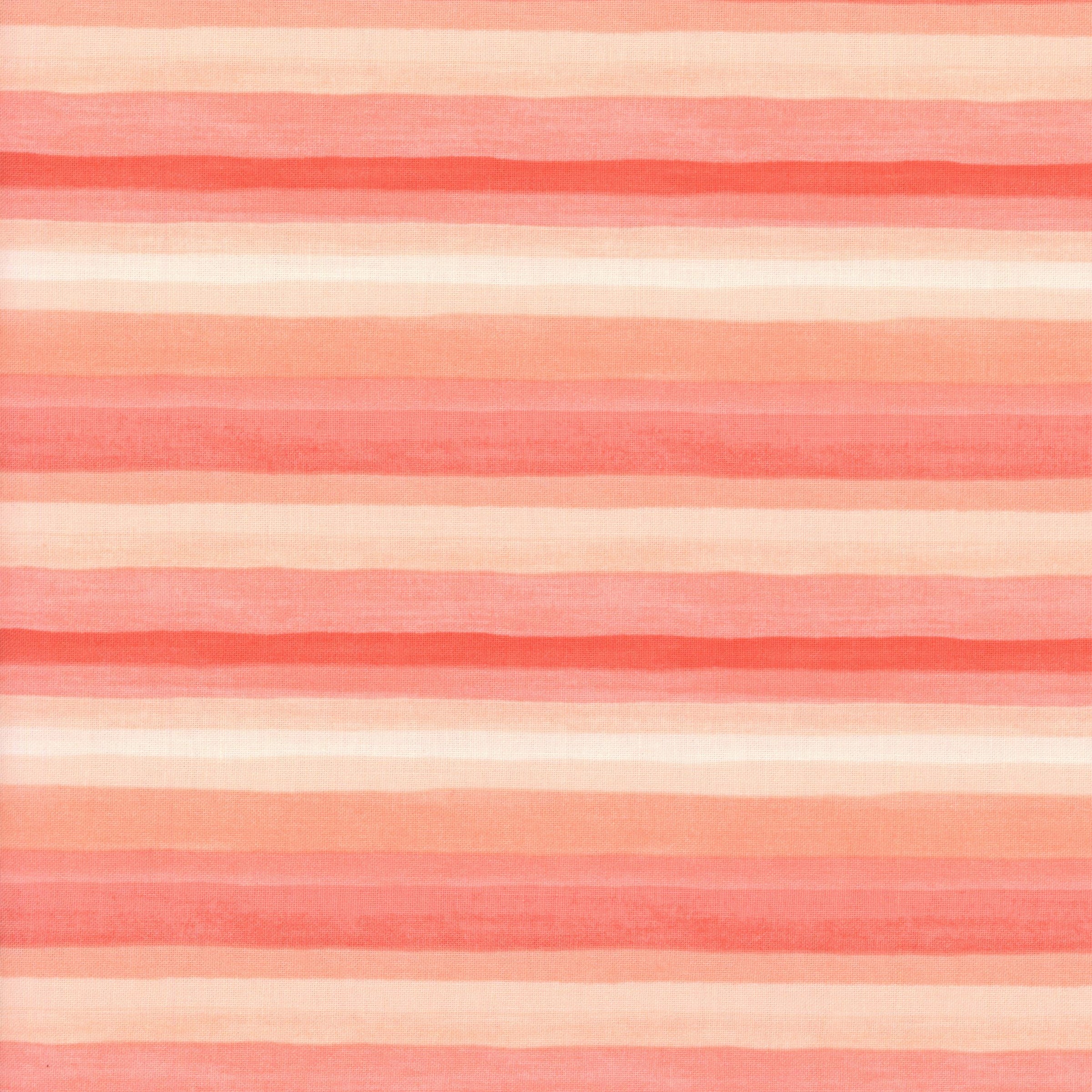 Moda Willow by One Canoe Two - Patchwork and Quilting Fabric from Brown's Craft Shed (Tags: Fabric blender blenders coral Moda nature One Canoe Two pastel patterns pink stripe Stripes textures warm tones watercolour Willow )