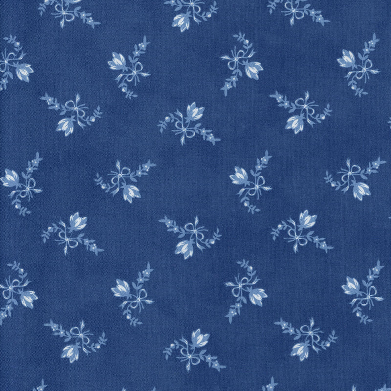 Moda Sunrise Slide (Flowers) - Patchwork and Quilting Fabric from Brown's Craft Shed (Tags: Fabric basics blenders blue classic cornflower flowers Geometric Moda Neutral patchwork quilting Sunrise Slide timeless vines )