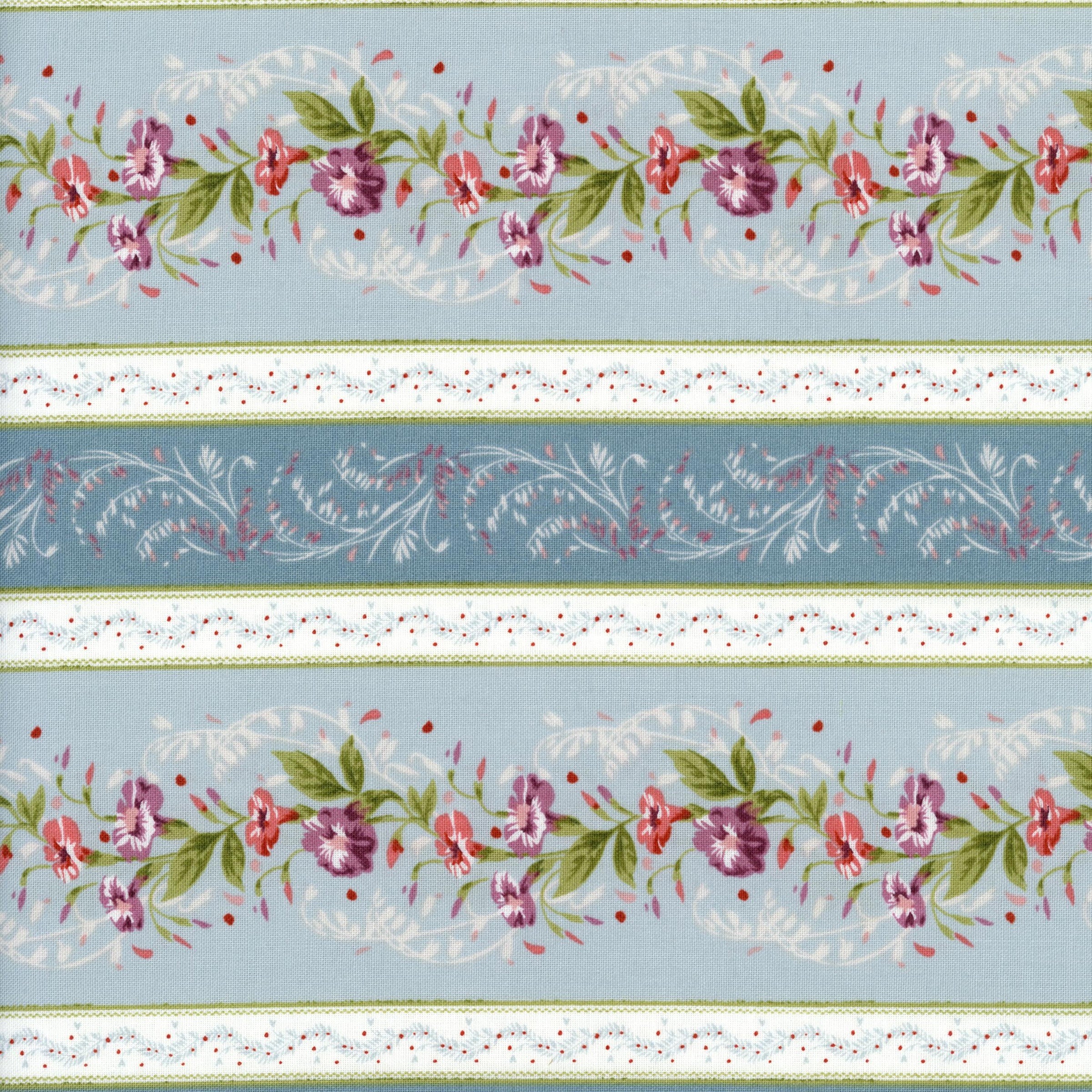 Maywood Studio Adelaide by Marti Michell - Patchwork and Quilting Fabric from Brown's Craft Shed (Tags: Fabric Adelaide Cottage Garden Floral Marti Michell Maywood Studio Pink Flowers Purple Flowers )