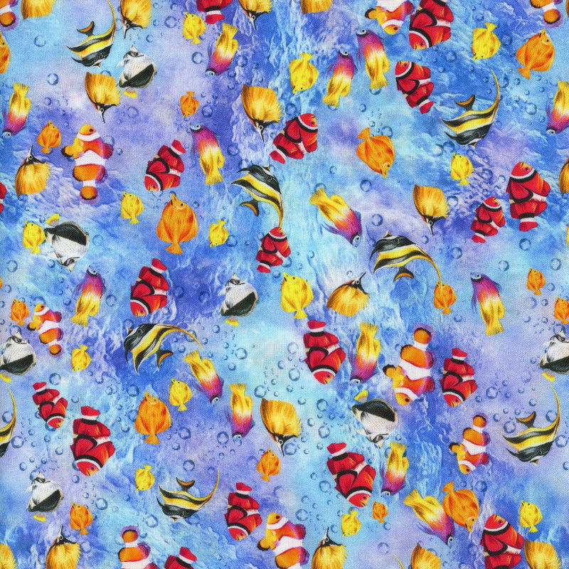 Oasis Fabric Designs Fish School