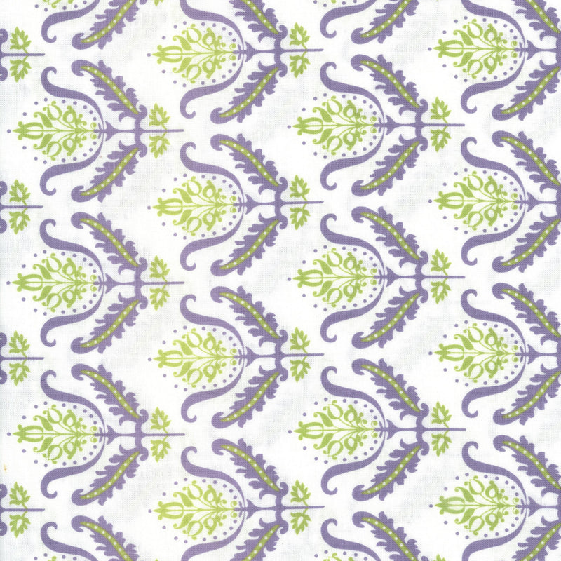 Gutermann Ring a Roses - Patchwork and Quilting Fabric from Brown's Craft Shed (Tags: Fabric botanical craft elegant green Gutermann nature pastel patchwork purple quilting Ring a Roses soft spring vintage whimsical white )