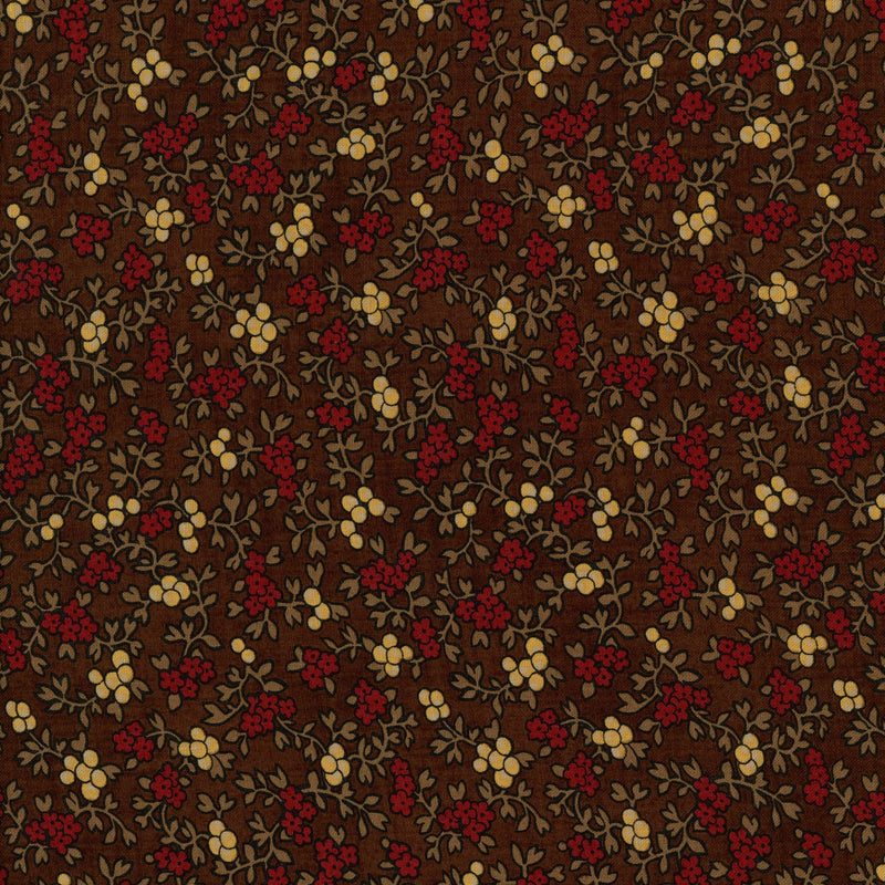 Moda Mary Ann Gift 1850-1880 - Patchwork and Quilting Fabric from Brown's Craft Shed (Tags: Fabric 1800s berries cream heritage Mary Ann Gift Moda patchwork quilting cotton red reproduction traditional vines vintage )