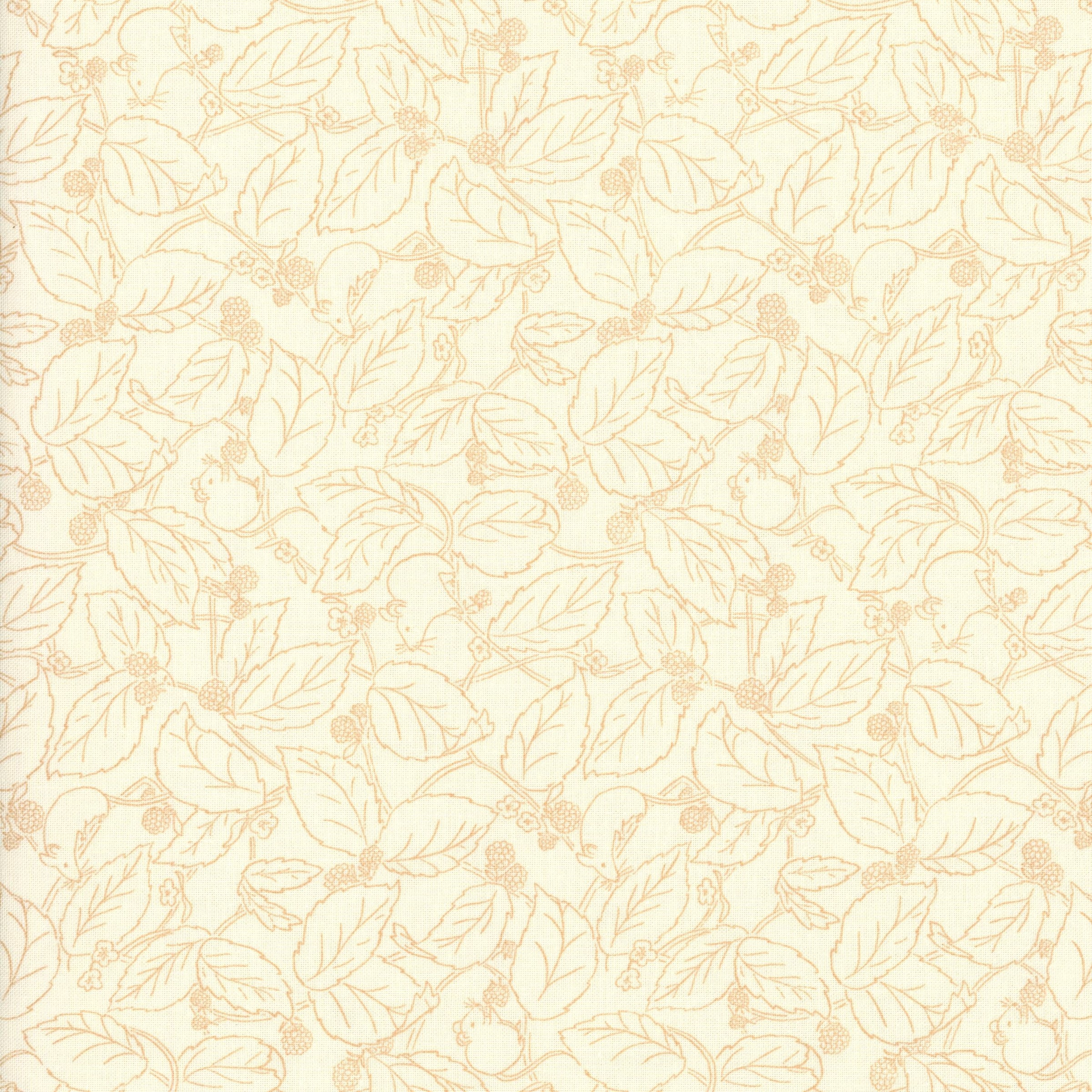 Moda Rainier by Quilted Studios - Patchwork and Quilting Fabric from Brown's Craft Shed (Tags: Fabric basics berries blenders botanical cream garden low volume Moda nature Neutral Quilted Studios Rainier vines )