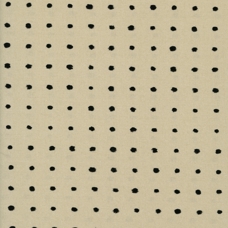 Moda Mira by Zen Chic - Patchwork and Quilting Fabric from Brown's Craft Shed (Tags: Fabric basics blenders cream minimalist Mira Moda modern Neutral polka dots Spots textured white Zen Chic )