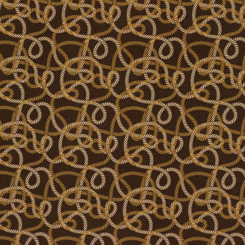 Sullivan's International River's Blend - A Story in Fabric - Patchwork and Quilting Fabric from Brown's Craft Shed (Tags: Fabric blender Brown gold nature patterns rope rustic Stripes Sullivan's International textures Western )