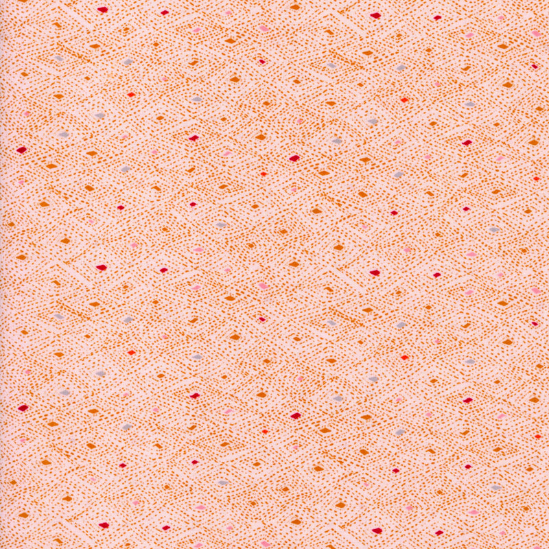 Lloyd Curzon Textiles - Clothworks Delilah by Esther Fallon Lau - Patchwork and Quilting Fabric from Brown's Craft Shed (Tags: Fabric blenders Delilah gold grey Lloyd Curzon Textiles modern Neutral pastel patterns pink quilting soft tones textured )