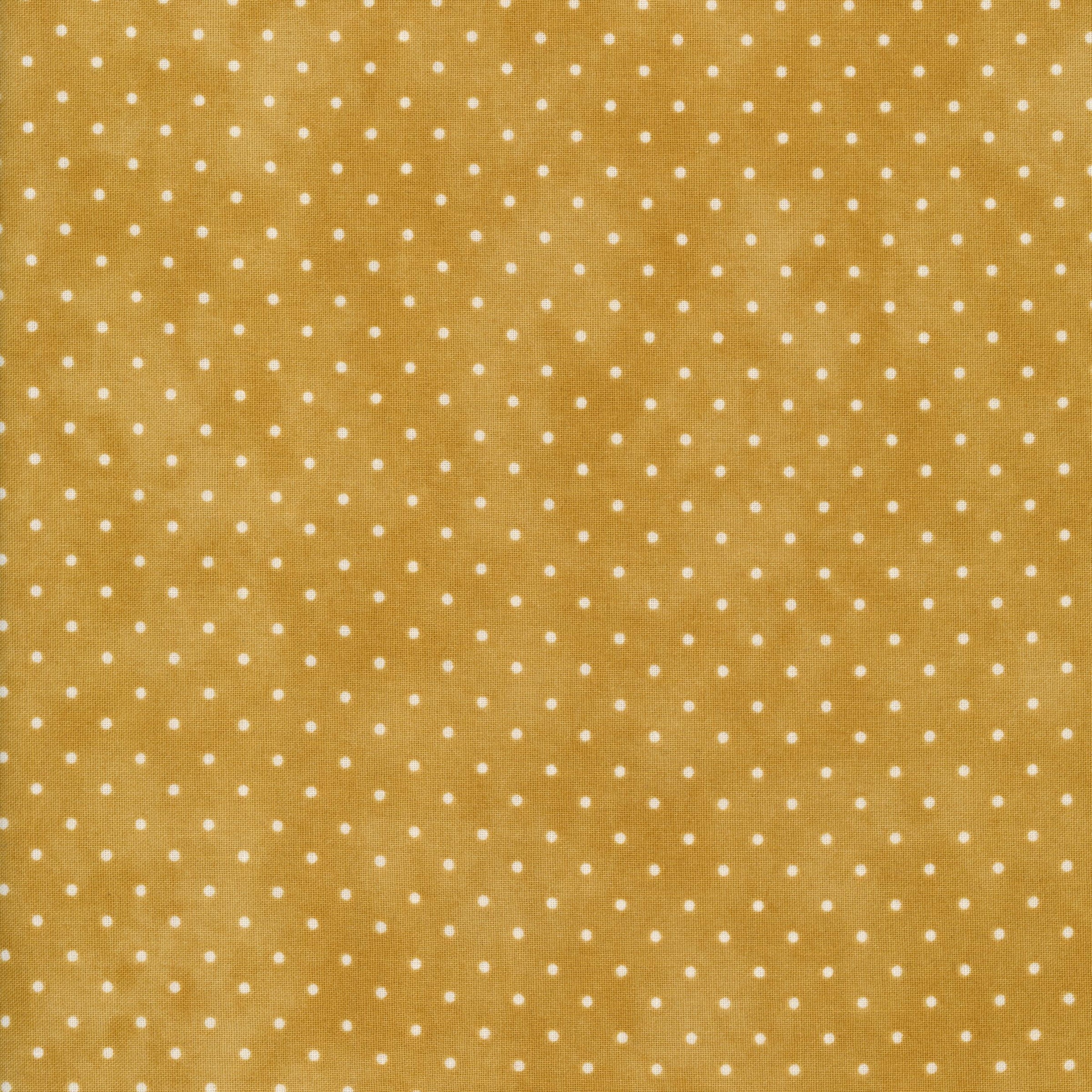 Maywood Studio Beautiful Basics - Patchwork and Quilting Fabric from Brown's Craft Shed (Tags: Fabric basics Beautiful Basics blender blenders classic gold Maywood Studio mustard Neutral polka dots quilting basics small scale Spots textured look )