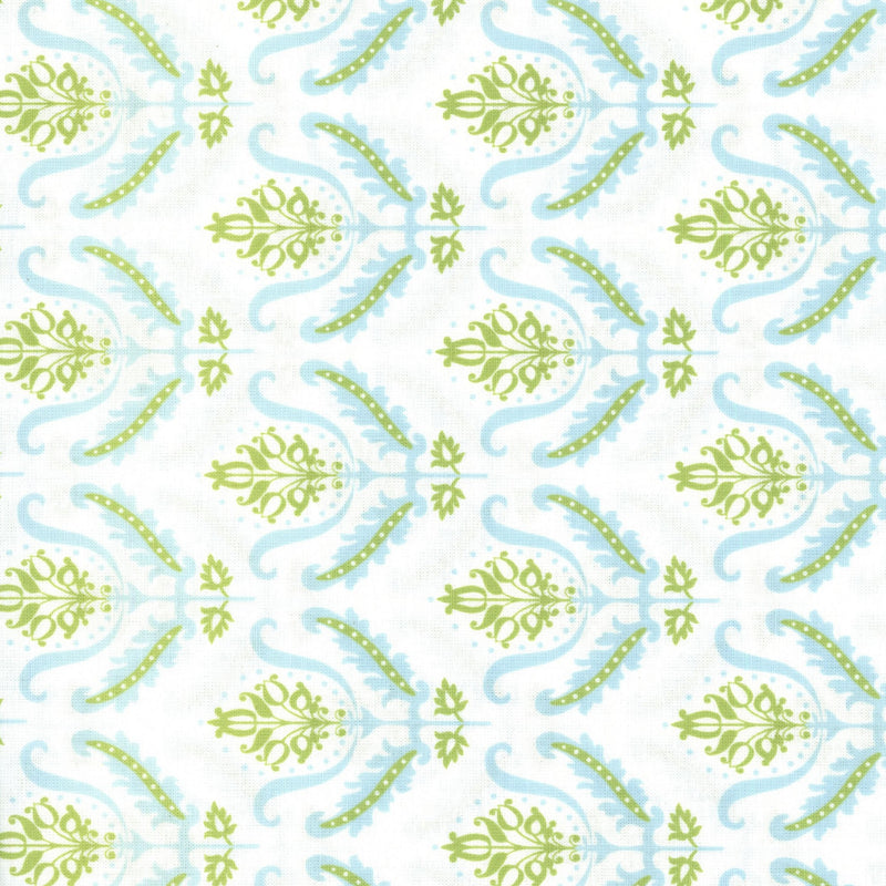 Gutermann Ring a Roses - Patchwork and Quilting Fabric from Brown's Craft Shed (Tags: Fabric blender blue craft garden green nature pastel patchwork quilting Ring a Roses soft spring vintage whimsical white )