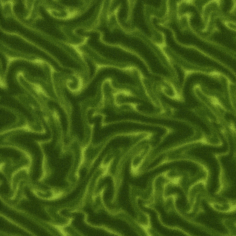 Sew Easy Signature Series - Waves (Forest) - Patchwork and Quilting Fabric from Brown's Craft Shed (Tags: Fabric blender blenders forest green nature patterns Sew Easy Signature Series swirl textures tonal )