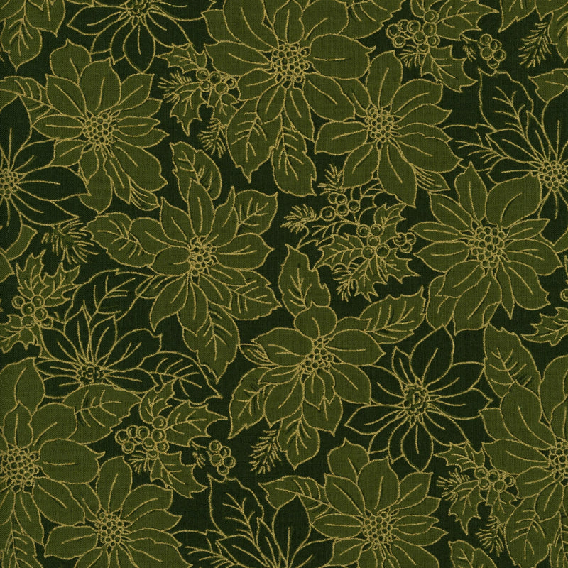 Moda Merry Manor Metallic - Patchwork and Quilting Fabric from Brown's Craft Shed (Tags: Fabric )