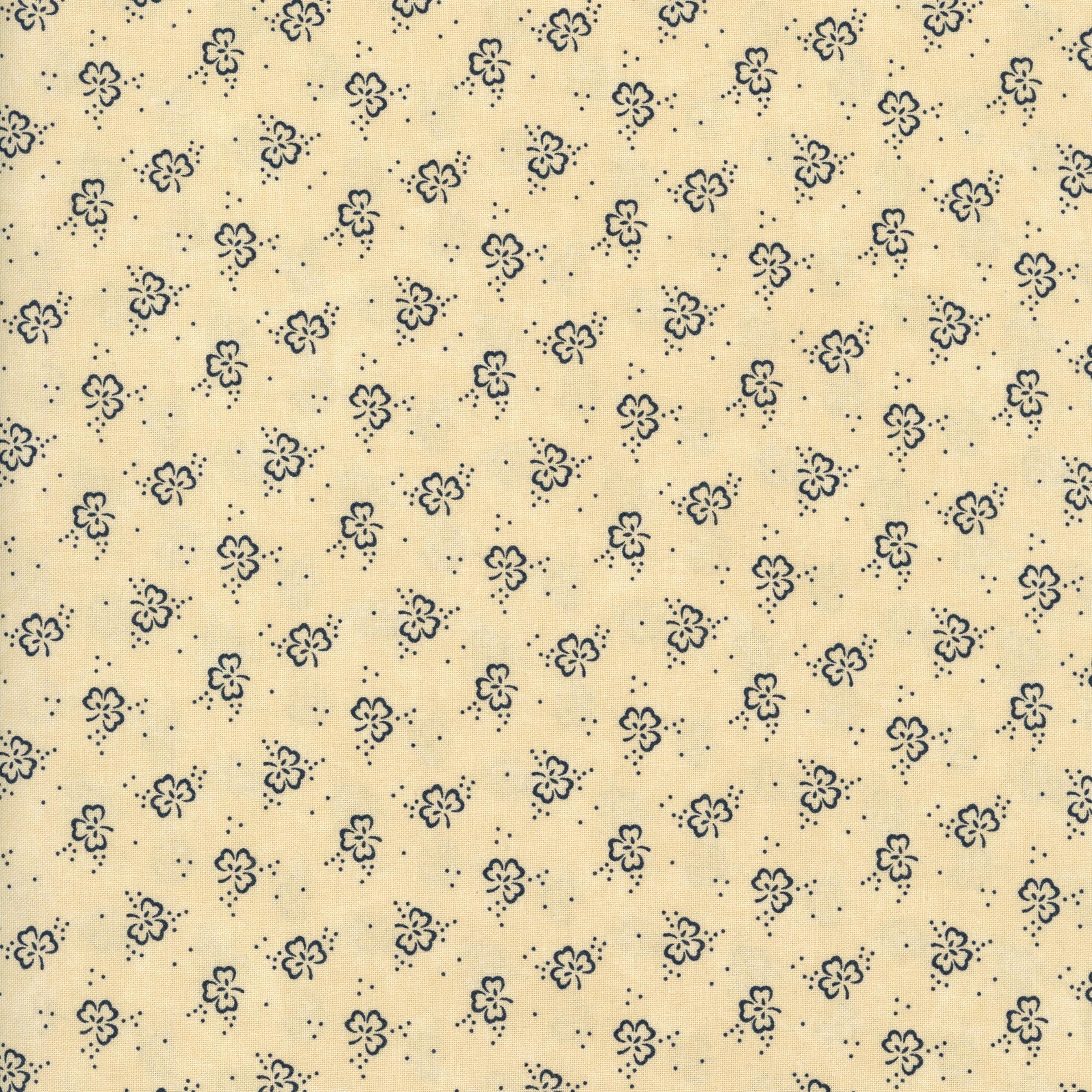 Moda Bluebirds Nest by Kansas Trouble - Patchwork and Quilting Fabric from Brown's Craft Shed (Tags: Fabric background blenders blossoms Bluebirds Nest cream Kansas Troubles low volume Moda navy Neutral patterns traditional )