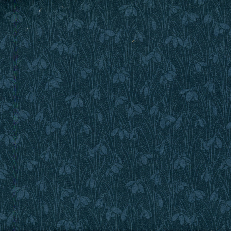 Liberty Fabrics Snowdrop Spot Indigo Delphinium