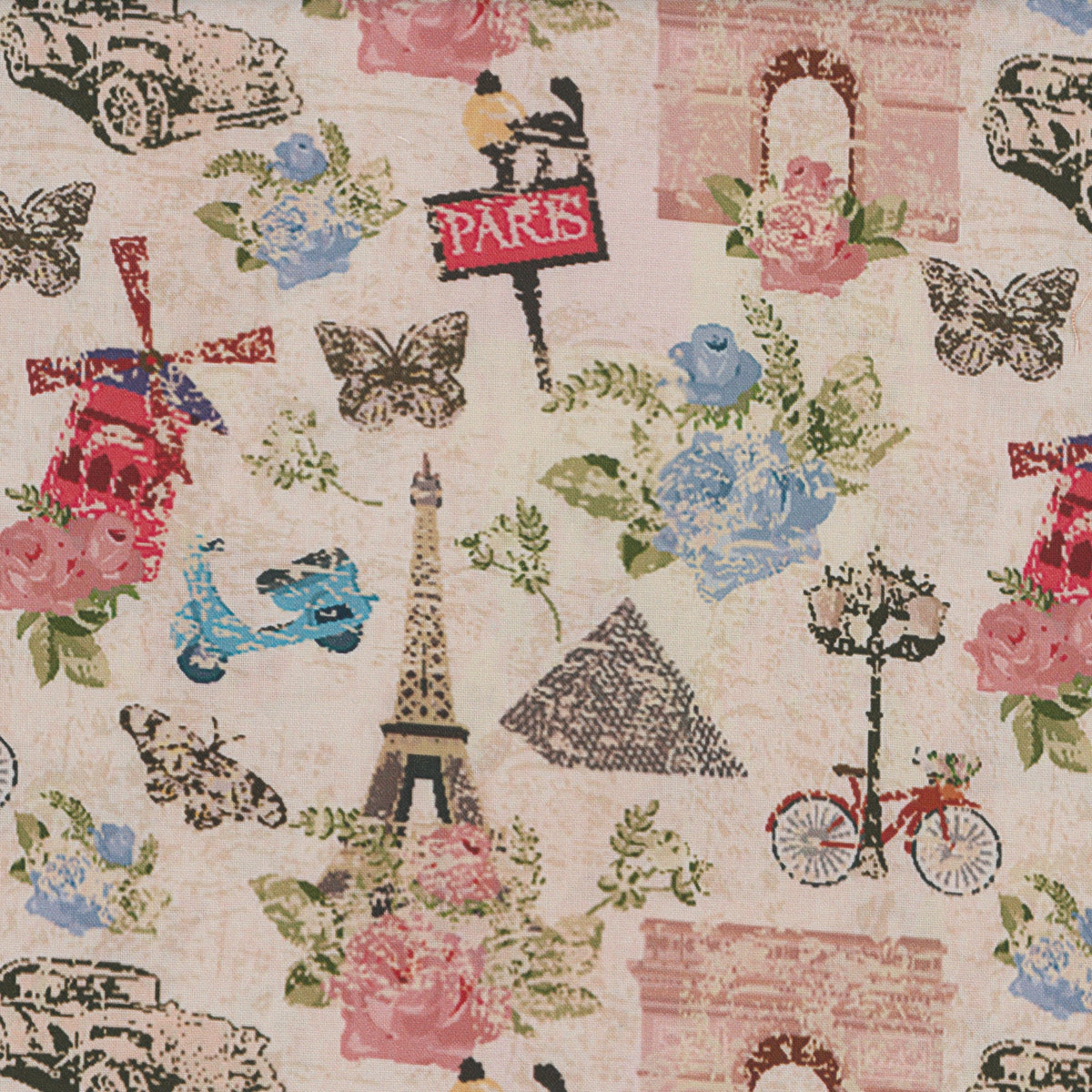 Sullivans - Vintage Paris - Patchwork and Quilting Fabric from Brown's Craft Shed (Tags: Fabric )