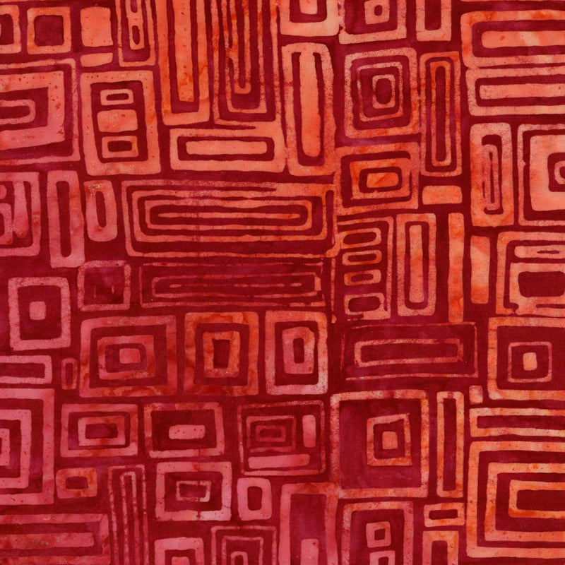 Batik Australia - Backing - Patchwork and Quilting Fabric from Brown's Craft Shed (Tags: Fabric abstract autumn backing batik Batik Australia cotton fiery maze modern orange patchwork quilting red rustic textured wide backing )