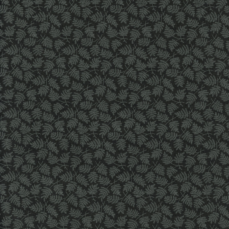 Maywood Studio - Dark & Stormy - Patchwork and Quilting Fabric from Brown's Craft Shed (Tags: Fabric blender botanical charcoal Dark & Stormy fern foliage grey Maywood Studio modern moody nature Neutral quilting textured tonal )