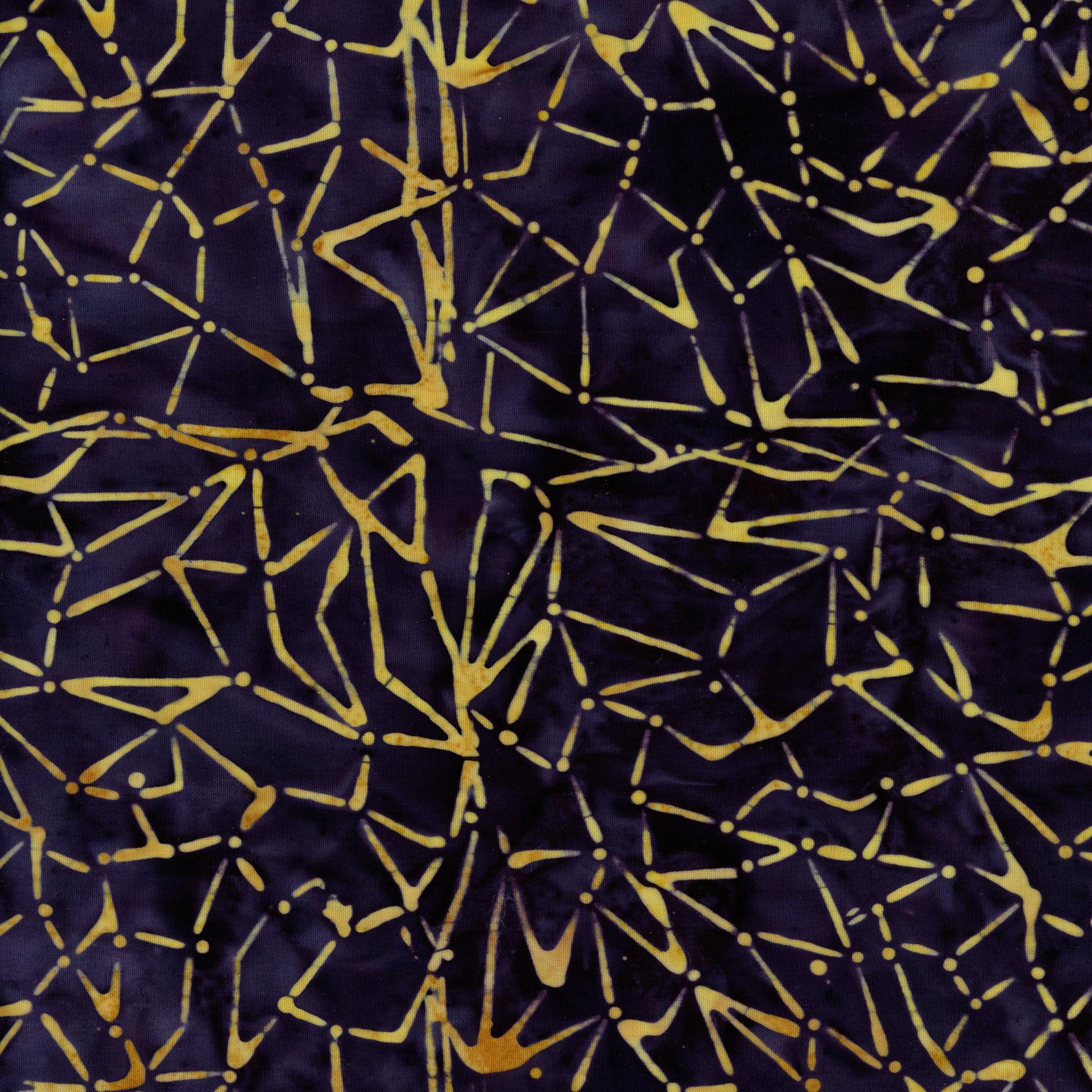 Banyan Batiks - Cranberry Chutney - Patchwork and Quilting Fabric from Brown's Craft Shed (Tags: Fabric abstract Banyan Batiks batik blender contemporary Cranberry Chutney Geometric gold lines modern patchwork purple textures )